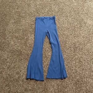 Aerie Women’s Blue Flared Leggings Size Medium